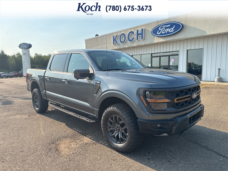 NEW 2026 Ford F-150 Tremor - Carbonized Grey Metallic Exterior / BLACK, UNIQUE TREMOR LEATHER-TRIMMED BUCKET SEATS Interior - $94,320 - Stock #A26219 - VIN 1FTFW4L8XTFB45534 - Photo 1