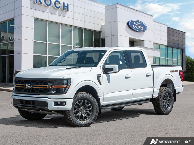 NEW 2026 Ford F-150 Tremor - Oxford White Exterior / BLACK TREMOR LEATHER Interior - $80,949 - Stock #E60955 - VIN 1FTFW4L89TFB68545 - Photo 1