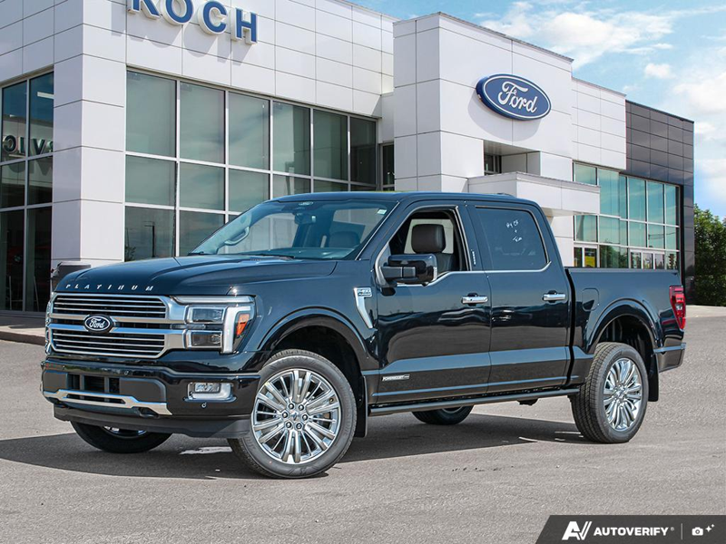 NEW 2026 Ford F-150 Platinum Plus - Agate Black Exterior / SMOKED TRUFFLE LTD LEATHER BUCKET SEATS Interior - $106,730 - Stock #E60915 - VIN 1FTFW7LD3TFB69995 - Photo 1