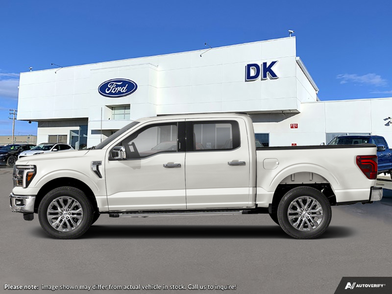 NEW 2026 Ford F-150 LARIAT - Star White Tri-Coat Exterior / BLACK ACTIVE X Interior - $89,402 - Stock #D60781 - VIN 1FTFW5L80TFB61358 - Photo 1