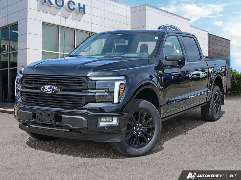 NEW 2026 Ford F-150 Platinum - Agate Black Exterior / BLACK LEATHER Interior - $97,907 - Stock #E60979 - VIN 1FTFW7L81TFB50462 - Photo 1