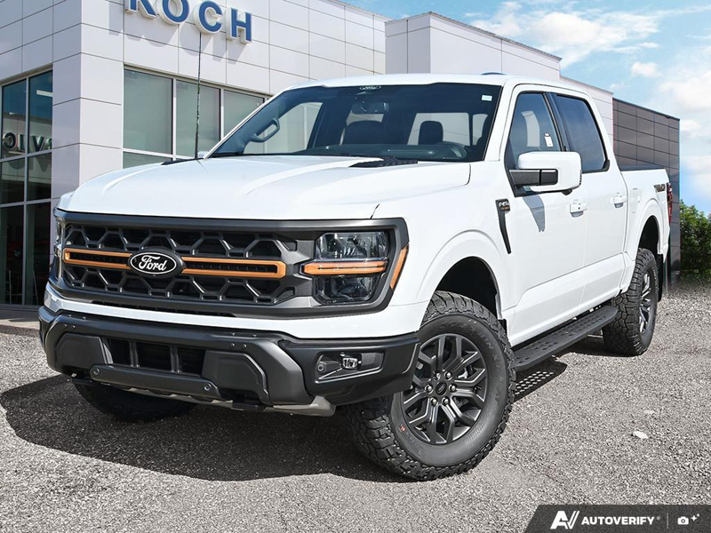 NEW 2026 Ford F-150 Tremor - Oxford White Exterior / BLACK TREMOR LEATHER Interior - $88,579 - Stock #E60980 - VIN 1FTFW4L84TFB68078 - Photo 1