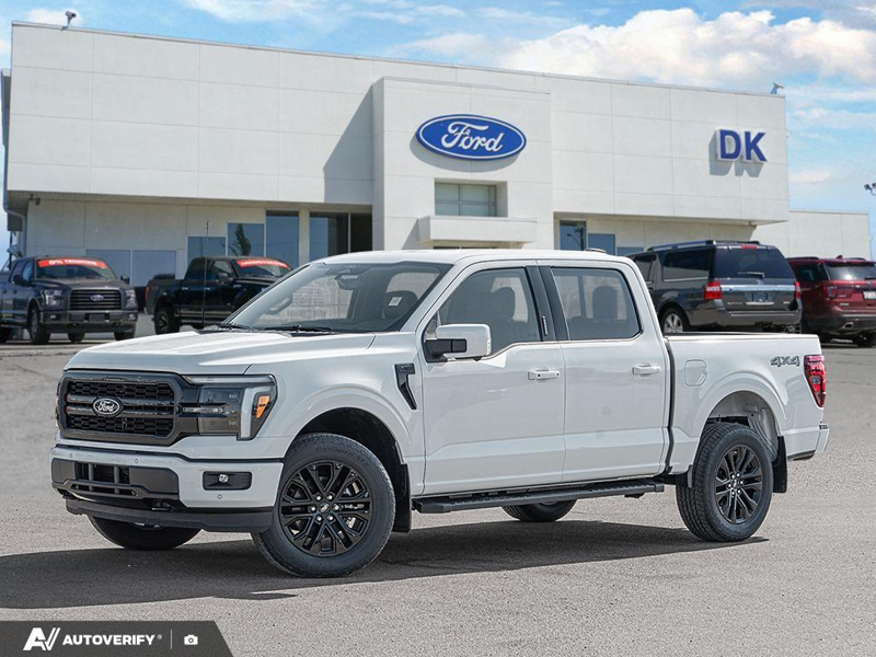 NEW 2026 Ford F-150 LARIAT - Star White Tri-Coat Exterior / BLACK ACTIVE X Interior - $79,020 - Stock #D60681 - VIN 1FTFW5L88TFB70714 - Photo 1