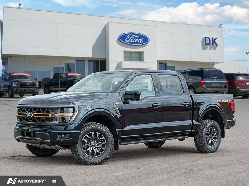 NEW 2026 Ford F-150 Tremor - Antimatter Blue Metallic Exterior / BLACK TREMOR LEATHER Interior - $91,439 - Stock #D60758 - VIN 1FTFW4L82TFB96817 - Photo 1