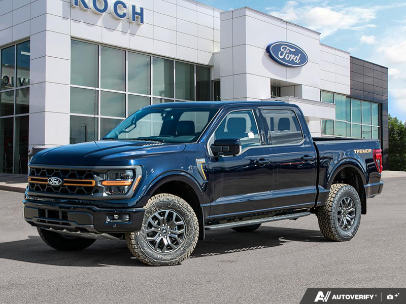 NEW 2026 Ford F-150 Tremor - Antimatter Blue Metallic Exterior / BLACK TREMOR LEATHER Interior - $81,663 - Stock #E60513 - VIN 1FTFW4L88TFA62071 - Photo 1