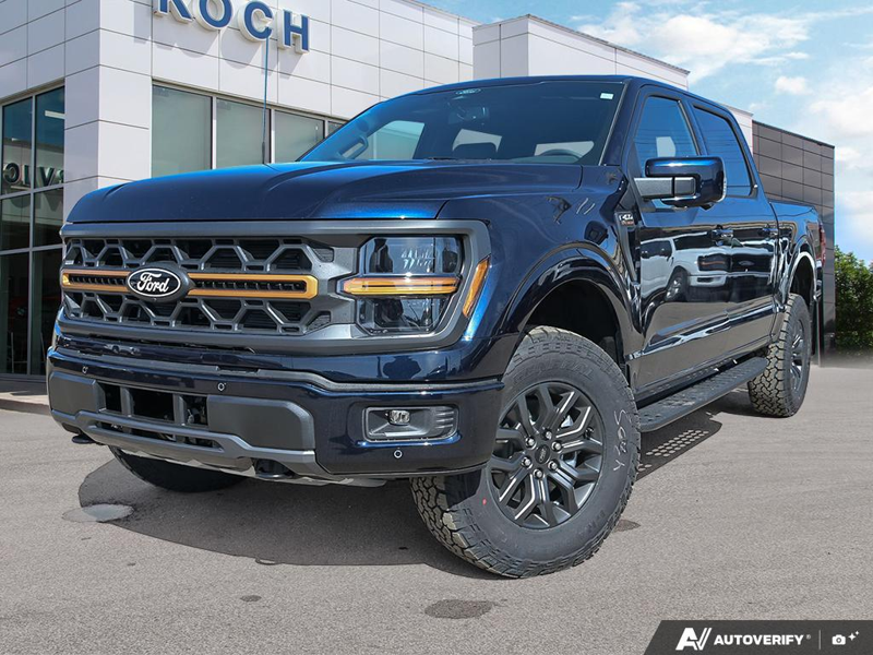 NEW 2026 Ford F-150 Tremor - Antimatter Blue Metallic Exterior / BLACK TREMOR LEATHER Interior - $86,791 - Stock #E60628 - VIN 1FTFW4L53TFA80791 - Photo 1