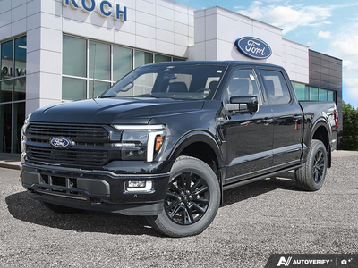 NEW 2026 Ford F-150 Platinum - Agate Black Exterior - $93,954 - Stock #E60893 - VIN 1FTFW7L82TFB55038