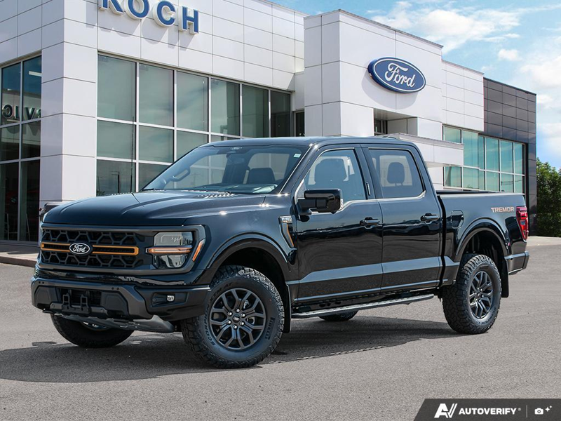 NEW 2026 Ford F-150 Tremor - Agate Black Exterior / BLACK TREMOR LEATHER Interior - $85,944 - Stock #E60943 - VIN 1FTFW4L86TFB70639 - Photo 1