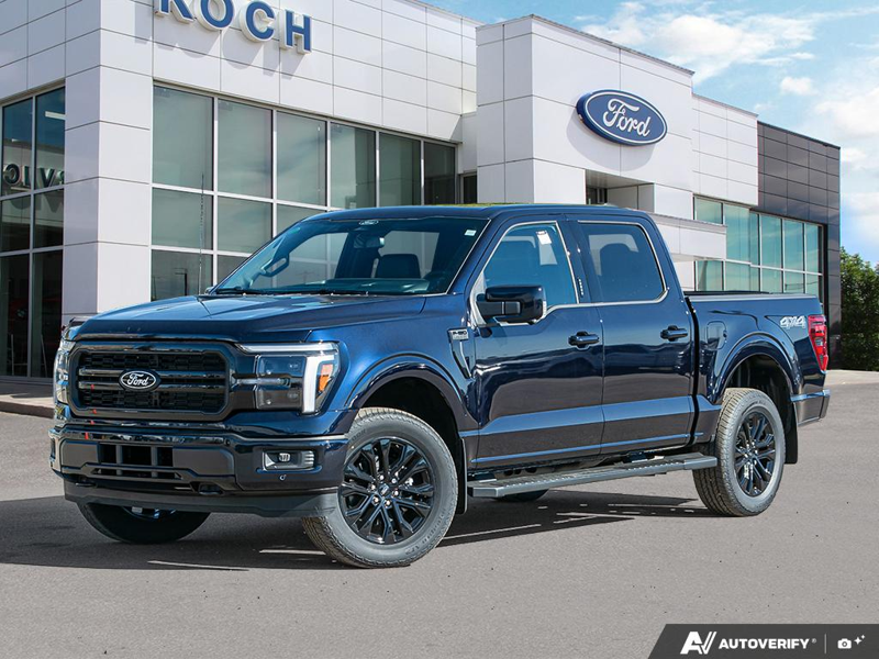 NEW 2026 Ford F-150 LARIAT - Antimatter Blue Metallic Exterior / BLACK, ACTIVEX TRIMMED 40/CONSOLE/40 FRONT SEATS (B) Interior - $87,962 - Stock #E61061 - VIN 1FTFW5L54TFB70859 - Photo 1