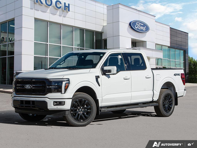 NEW 2026 Ford F-150 LARIAT - Oxford White Exterior / BLACK, ACTIVEX TRIMMED 40/CONSOLE/40 FRONT SEATS (B) Interior - $81,874 - Stock #E61057 - VIN 1FTFW5L51TFB68664 - Photo 1