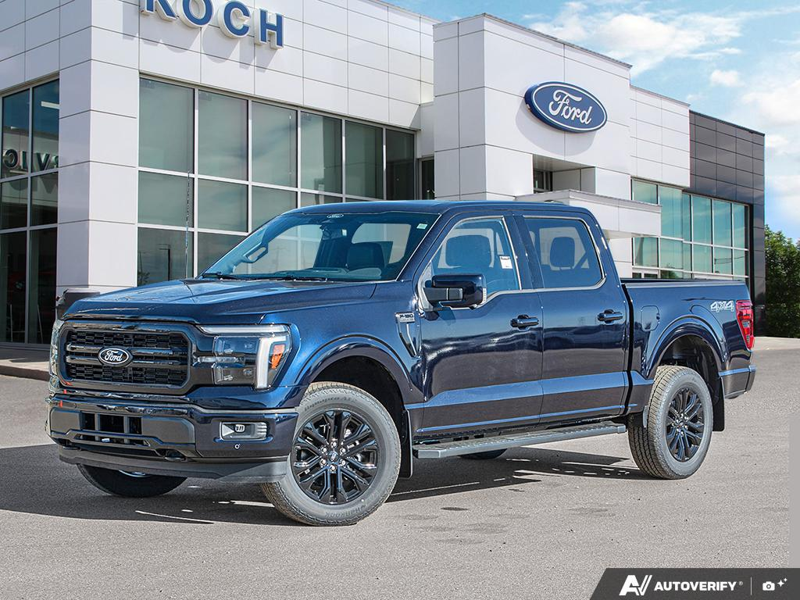 NEW 2026 Ford F-150 LARIAT - Antimatter Blue Metallic Exterior / BLACK, ACTIVEX TRIMMED 40/CONSOLE/40 FRONT SEATS (B) Interior - $81,006 - Stock #E61062 - VIN 1FTFW5L50TFB76593 - Photo 1