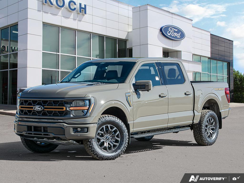 NEW 2026 Ford F-150 Tremor - Marsh Gray Exterior / BLACK TREMOR LEATHER Interior - $86,022 - Stock #E61016 - VIN 1FTFW4L88TFB85675 - Photo 1