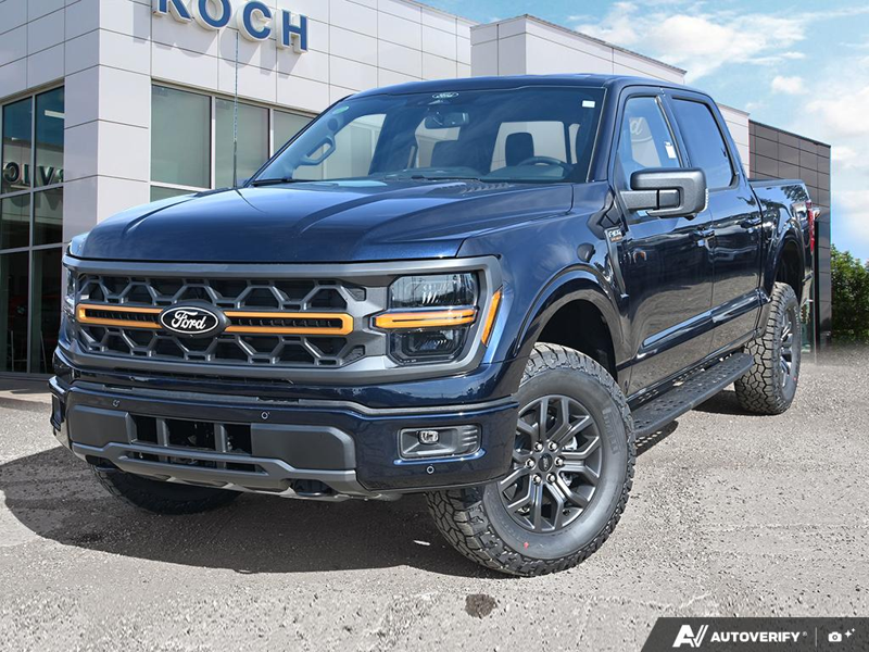 NEW 2026 Ford F-150 Tremor - Antimatter Blue Metallic Exterior / BLACK, UNIQUE SPORT CLOTH 40/CONSOLE/40 POWER FRONT SEAT Interior - $74,949 - Stock #E61089 - VIN 1FTFW4L5XTFC08671 - Photo 1