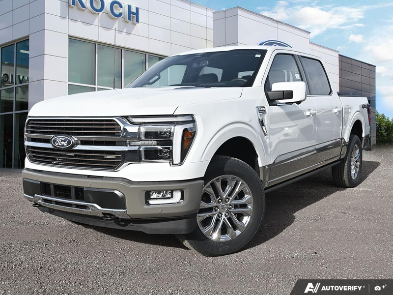 NEW 2026 Ford F-150 King Ranch - Star White/marsh Grey Accent Exterior / JAVA Interior - $93,010 - Stock #E61018 - VIN 1FTFW6L86TFB85296 - Photo 1