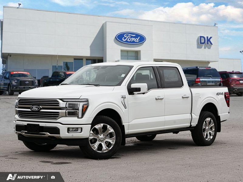 NEW 2026 Ford F-150 Platinum - Star White Tri-Coat Exterior / BLACK Interior - $111,104 - Stock #D60848 - VIN 1FTFW7L89TFA91242 - Photo 1