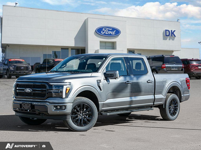 NEW 2026 Ford F-150 LARIAT - Carbonized Grey Metallic Exterior - $79,502 - Stock #D60842 - VIN 1FTFW5L82TFC20619