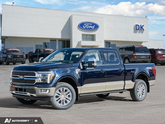 NEW 2026 Ford F-150 King Ranch - Antimatter Blue/marsh Grey Accent Exterior - $93,687 - Stock #D60868 - VIN 1FTFW6L89TFC20669