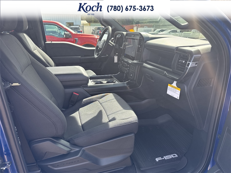 NEW 2026 Ford F-150 STX - Argon Blue Metallic Exterior / BLACK ONYX/BLUE PREM LEATHER SEATS Interior - $63,202 - Stock #A26161 - VIN 1FTEW2LP7TKD68368 - Photo 21