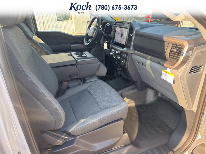 NEW 2026 Ford F-150 XLT - Oxford White Exterior / BLACK W/MEDIUM DARK SLATE, CLOTH 40/20/40 FRONT SEAT (M) Interior - $62,371 - Stock #A26228 - VIN 1FTFW3L88TKE54517 - Photo 21