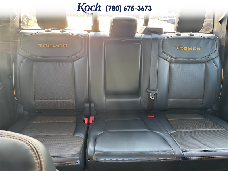 NEW 2026 Ford F-150 Tremor - Marsh Grey Exterior / BLACK, UNIQUE TREMOR LEATHER-TRIMMED BUCKET SEATS Interior - $88,993 - Stock #A26222 - VIN 1FTFW4L87TFB48388 - Photo 22