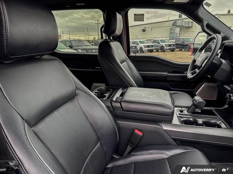 USED 2026 Ford F-150 LARIAT - Ruby Red Metallic Tinted Clearcoat Exterior / BLACK, ACTIVEX TRIMMED 40/CONSOLE/40 FRONT SEATS (B) Interior - $107,190 - Stock #EP4805 - VIN 1FTFW5LD8TFA44785 - Photo 22