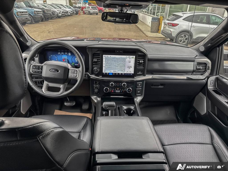 USED 2026 Ford F-150 LARIAT - Ruby Red Metallic Tinted Clearcoat Exterior / BLACK, ACTIVEX TRIMMED 40/CONSOLE/40 FRONT SEATS (B) Interior - $107,190 - Stock #EP4805 - VIN 1FTFW5LD8TFA44785 - Photo 24