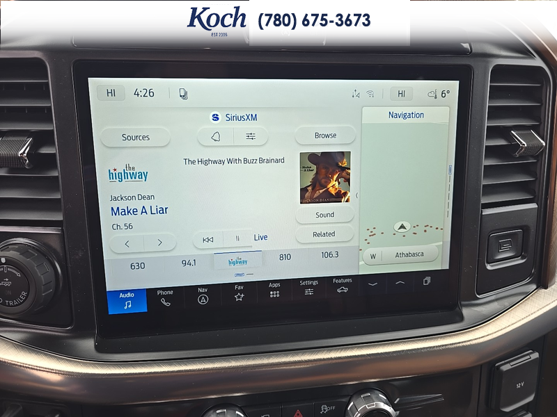 NEW 2026 Ford F-150 King Ranch - Star White Tri-coat Metallic Exterior / JAVA Interior - $97,055 - Stock #A26068 - VIN 1FTFW6L86TFA30702 - Photo 25