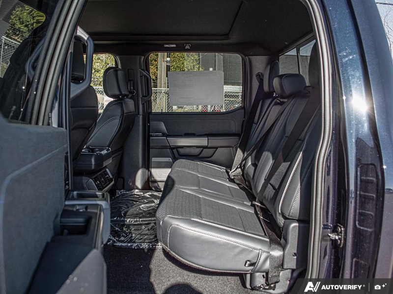 NEW 2026 Ford F-150 LARIAT - Antimatter Blue Metallic Exterior / BLACK, ACTIVEX TRIMMED 40/CONSOLE/40 FRONT SEATS (B) Interior - $81,006 - Stock #E61062 - VIN 1FTFW5L50TFB76593 - Photo 25