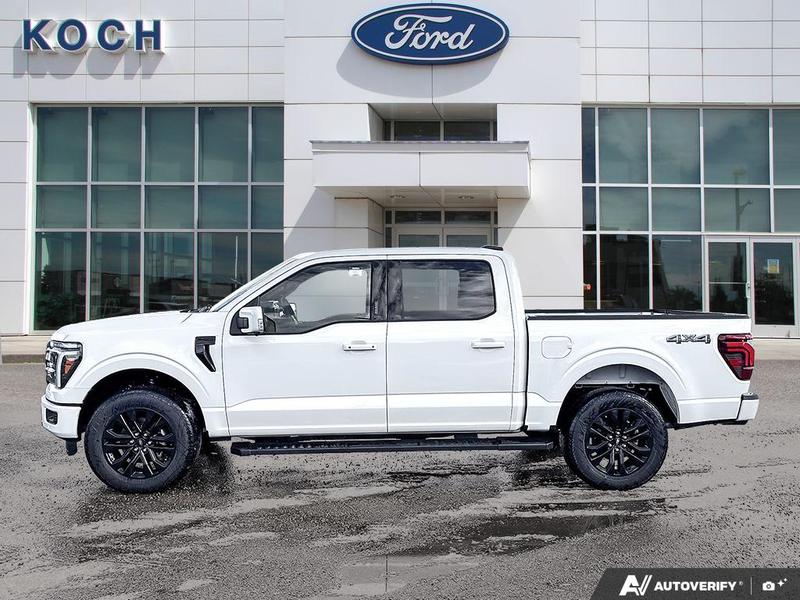 NEW 2026 Ford F-150 LARIAT - Star White Tri-coat Metallic Exterior / BLACK ACTIVE X Interior - $87,594 - Stock #E60564 - VIN 1FTFW5L85TFA11925 - Photo 3