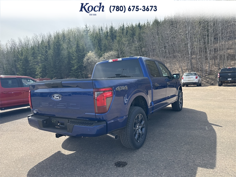 NEW 2026 Ford F-150 STX - Argon Blue Metallic Exterior / BLACK ONYX/BLUE PREM LEATHER SEATS Interior - $63,202 - Stock #A26161 - VIN 1FTEW2LP7TKD68368 - Photo 2
