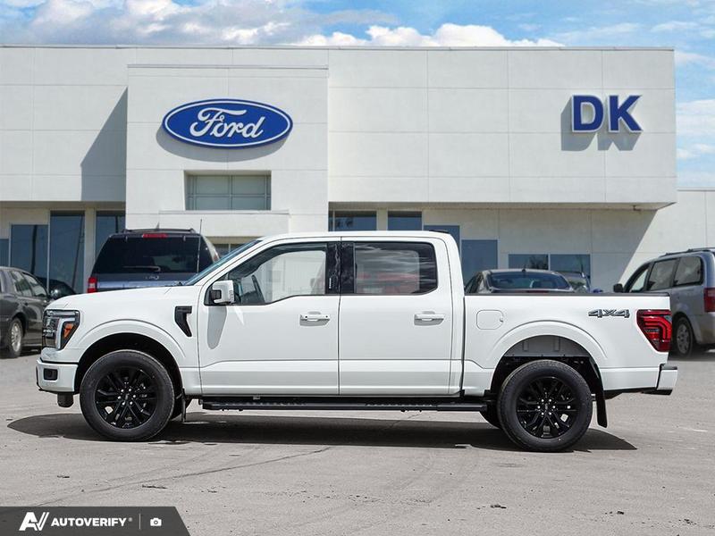 NEW 2026 Ford F-150 LARIAT - Star White Tri-coat Metallic Exterior / BLACK ACTIVE X Interior - $92,157 - Stock #D60573 - VIN 1FTFW5L84TFA96417 - Photo 3