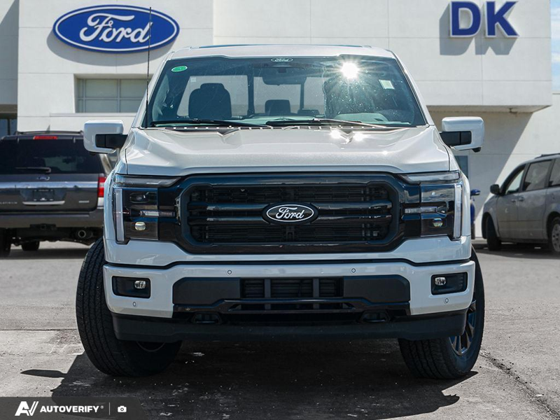 NEW 2026 Ford F-150 LARIAT - Star White Tri-Coat Exterior / BLACK, ACTIVEX TRIMMED 40/CONSOLE/40 FRONT SEATS (B) Interior - $83,311 - Stock #D60672 - VIN 1FTFW5L88TFA34986 - Photo 2