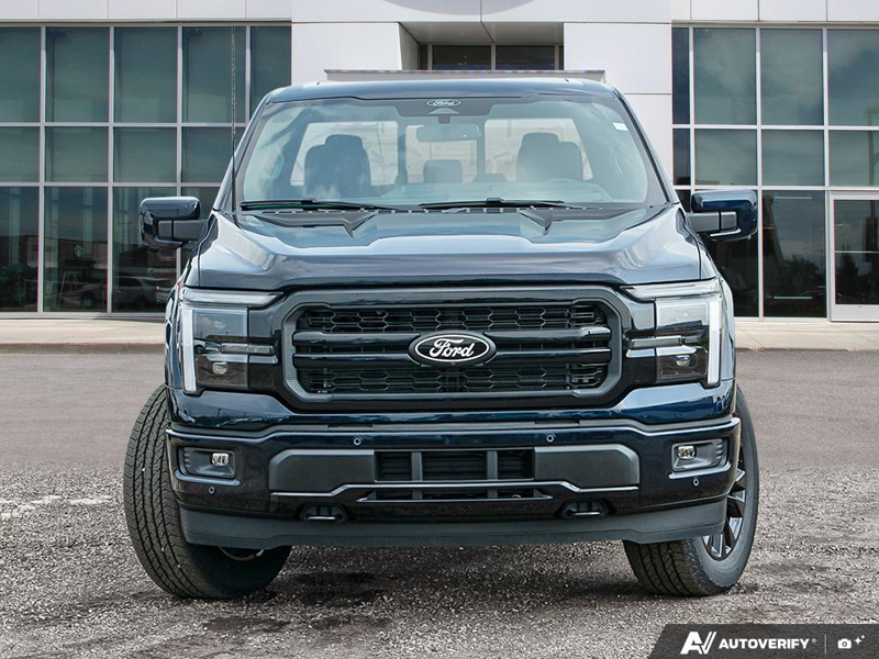NEW 2026 Ford F-150 LARIAT - Antimatter Blue Metallic Exterior / BLACK, ACTIVEX TRIMMED 40/CONSOLE/40 FRONT SEATS (B) Interior - $86,746 - Stock #E60895 - VIN 1FTFW5L84TFB50430 - Photo 2