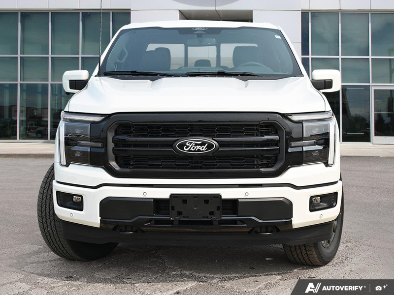 NEW 2026 Ford F-150 LARIAT - Star White Tri-coat Metallic Exterior / BLACK ACTIVE X Interior - $83,411 - Stock #E60856 - VIN 1FTFW5L86TFB49750 - Photo 2