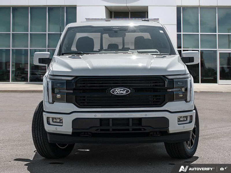 NEW 2026 Ford F-150 Platinum - Star White Tri-coat Metallic Exterior / BLACK LEATHER Interior - $98,250 - Stock #E60892 - VIN 1FTFW7L80TFB52817 - Photo 2