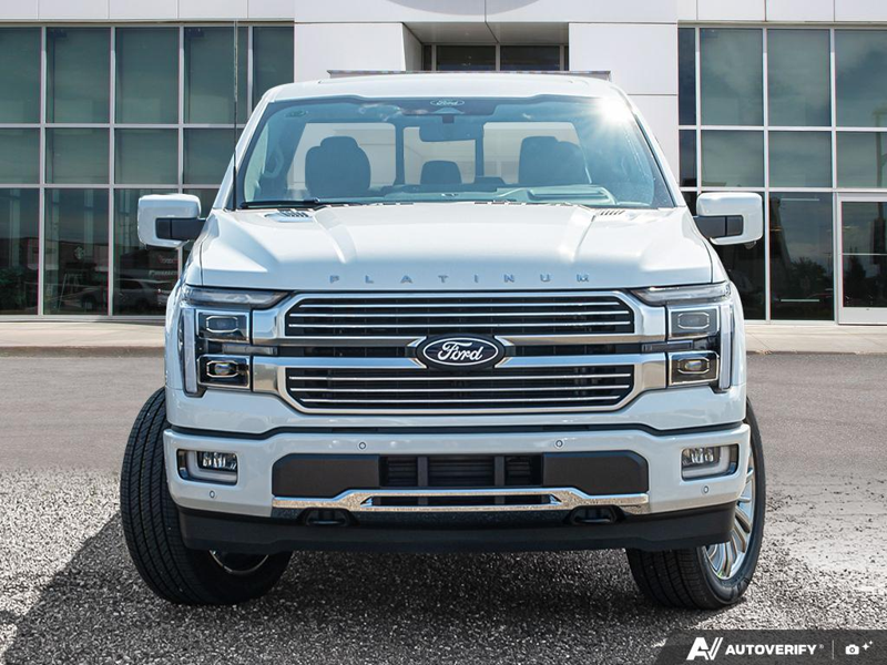 NEW 2026 Ford F-150 Platinum Plus - Star White Tri-coat Metallic Exterior / SMOKED TRUFFLE LTD LEATHER BUCKET SEATS Interior - $107,434 - Stock #E60939 - VIN 1FTFW7LD6TFB65438 - Photo 2