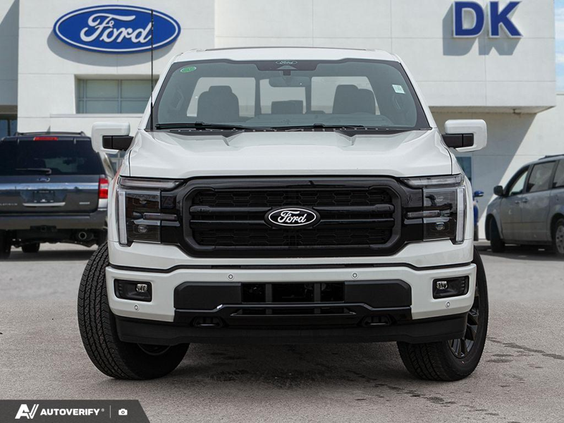 NEW 2026 Ford F-150 LARIAT - Star White Tri-Coat Exterior / BLACK, ACTIVEX TRIMMED 40/CONSOLE/40 FRONT SEATS (B) Interior - $88,377 - Stock #D60797 - VIN 1FTFW5L51TFB70902 - Photo 2