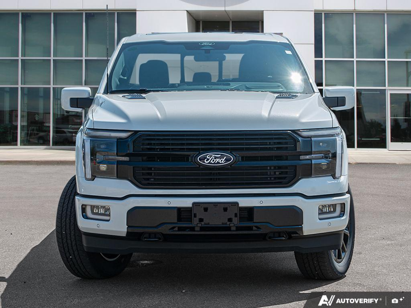 NEW 2026 Ford F-150 Platinum - Star White Tri-coat Metallic Exterior / BLACK LEATHER Interior - $99,929 - Stock #E60938 - VIN 1FTFW7LD4TFB50484 - Photo 2