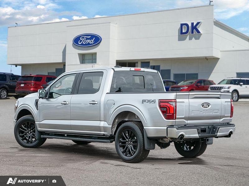 NEW 2026 Ford F-150 LARIAT - Iconic Silver Metallic Exterior / BLACK ACTIVE X Interior - $88,427 - Stock #D60365 - VIN 1FTFW5L86TFA25008 - Photo 4