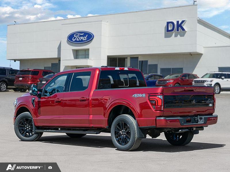 NEW 2026 Ford F-150 Platinum - Ruby Red Tri-coat Metallic Exterior / BLACK LEATHER Interior - $103,917 - Stock #D60514 - VIN 1FTFW7L87TFA45568 - Photo 4