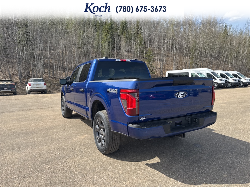 NEW 2026 Ford F-150 STX - Argon Blue Metallic Exterior / BLACK ONYX/BLUE PREM LEATHER SEATS Interior - $63,202 - Stock #A26161 - VIN 1FTEW2LP7TKD68368 - Photo 3