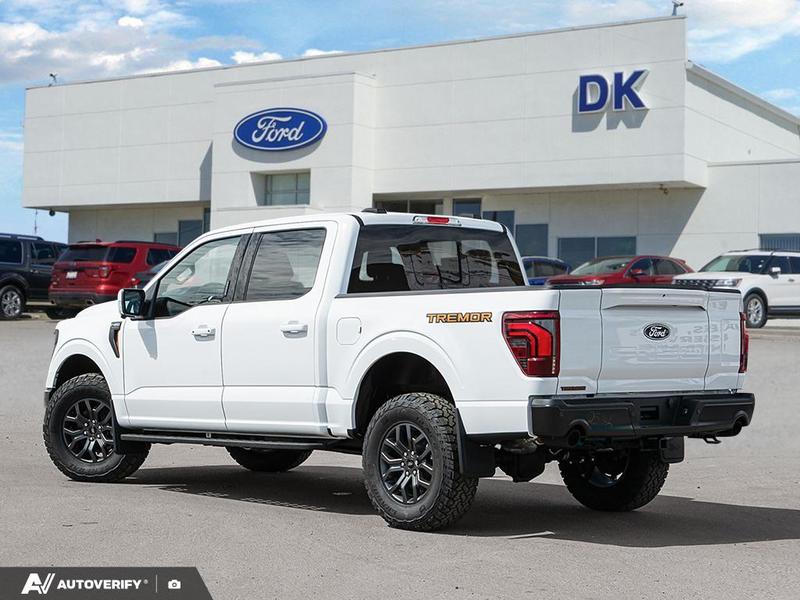 NEW 2026 Ford F-150 Tremor - Oxford White Exterior / BLACK TREMOR LEATHER Interior - $93,307 - Stock #D60553 - VIN 1FTFW4L82TFB03584 - Photo 4