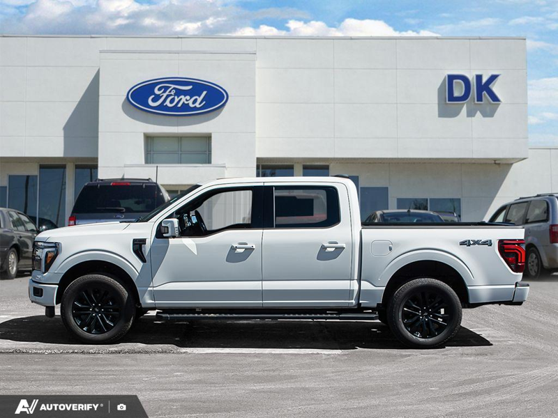 NEW 2026 Ford F-150 LARIAT - Star White Tri-Coat Exterior / BLACK, ACTIVEX TRIMMED 40/CONSOLE/40 FRONT SEATS (B) Interior - $83,311 - Stock #D60672 - VIN 1FTFW5L88TFA34986 - Photo 3