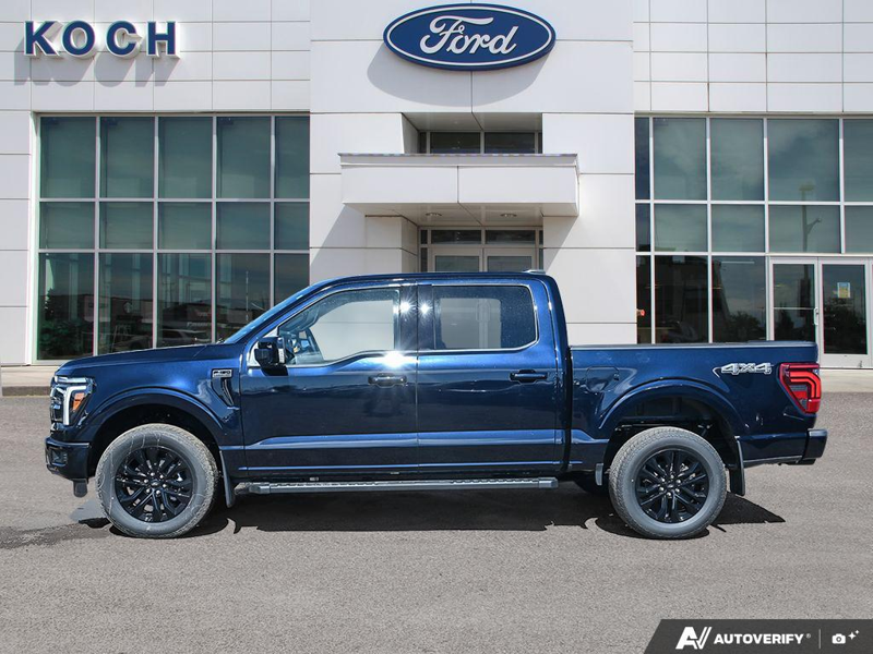 NEW 2026 Ford F-150 LARIAT - Antimatter Blue Metallic Exterior / BLACK ACTIVE X Interior - $79,306 - Stock #E60833 - VIN 1FTFW5L82TFB48398 - Photo 3