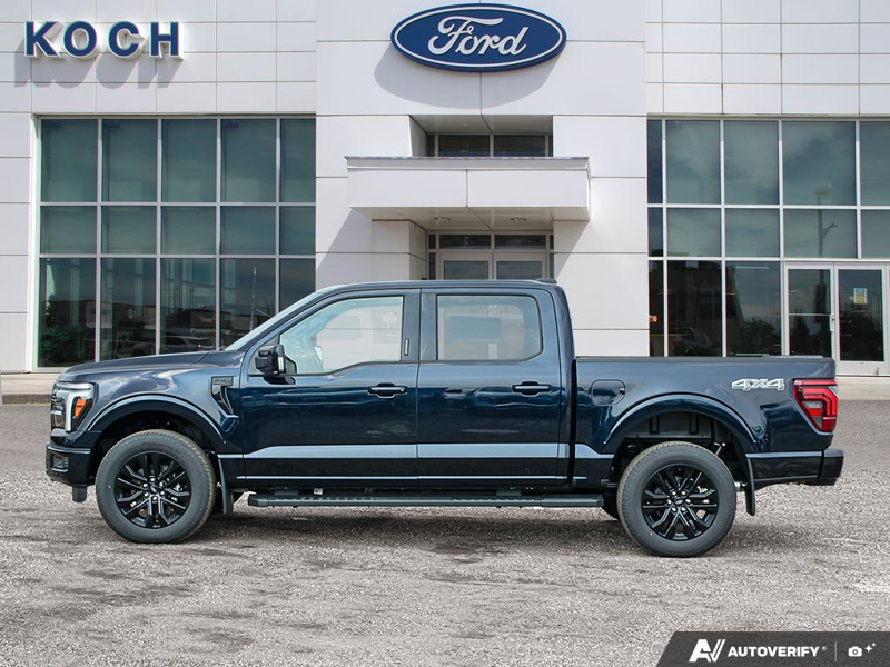 NEW 2026 Ford F-150 LARIAT - Antimatter Blue Metallic Exterior / BLACK, ACTIVEX TRIMMED 40/CONSOLE/40 FRONT SEATS (B) Interior - $86,746 - Stock #E60895 - VIN 1FTFW5L84TFB50430 - Photo 3