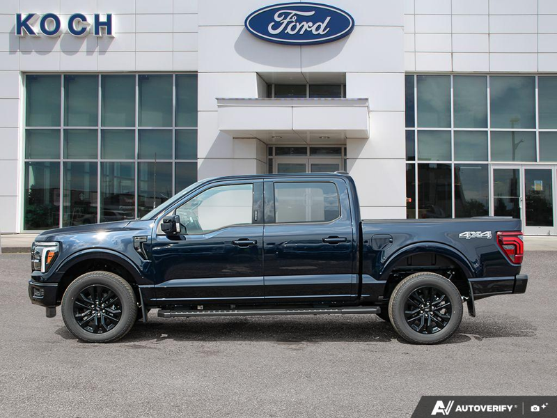 NEW 2026 Ford F-150 LARIAT - Antimatter Blue Metallic Exterior / BLACK ACTIVE X Interior - $82,707 - Stock #E60897 - VIN 1FTFW5L87TFB68548 - Photo 3