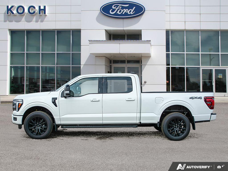 NEW 2026 Ford F-150 LARIAT Long Box - Star White Tri-coat Metallic Exterior / BLACK ACTIVE X Interior - $87,463 - Stock #E60906 - VIN 1FTFW5L82TFB68456 - Photo 3