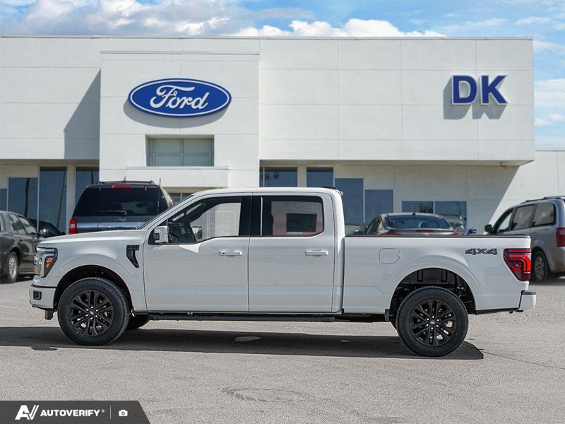 NEW 2026 Ford F-150 LARIAT - Star White Tri-Coat Exterior / BLACK ACTIVE X Interior - $95,489 - Stock #D60781 - VIN 1FTFW5L80TFB61358 - Photo 3