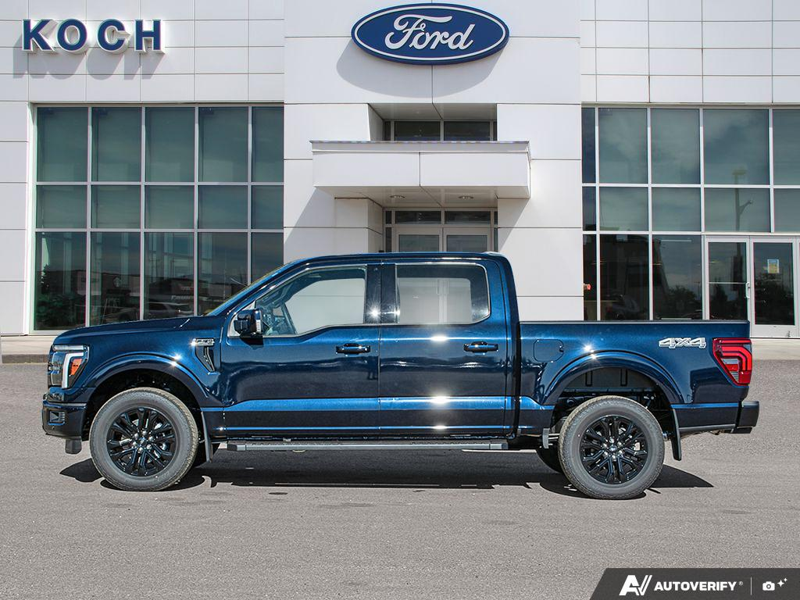 NEW 2026 Ford F-150 LARIAT - Antimatter Blue Metallic Exterior / BLACK, ACTIVEX TRIMMED 40/CONSOLE/40 FRONT SEATS (B) Interior - $81,006 - Stock #E61062 - VIN 1FTFW5L50TFB76593 - Photo 3