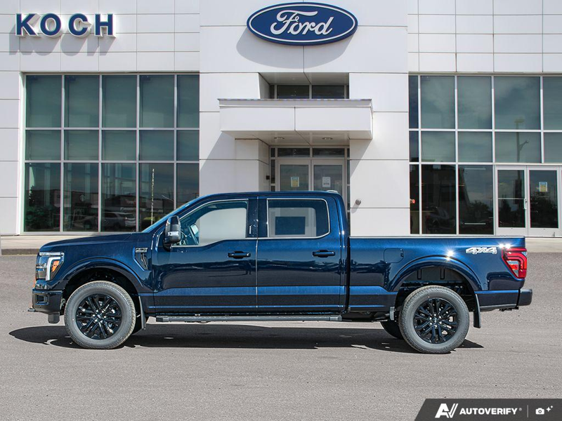 NEW 2026 Ford F-150 LARIAT - Antimatter Blue Metallic Exterior / BLACK, ACTIVEX TRIMMED 40/CONSOLE/40 FRONT SEATS (B) Interior - $84,898 - Stock #E61014 - VIN 1FTFW5L59TFB72462 - Photo 3